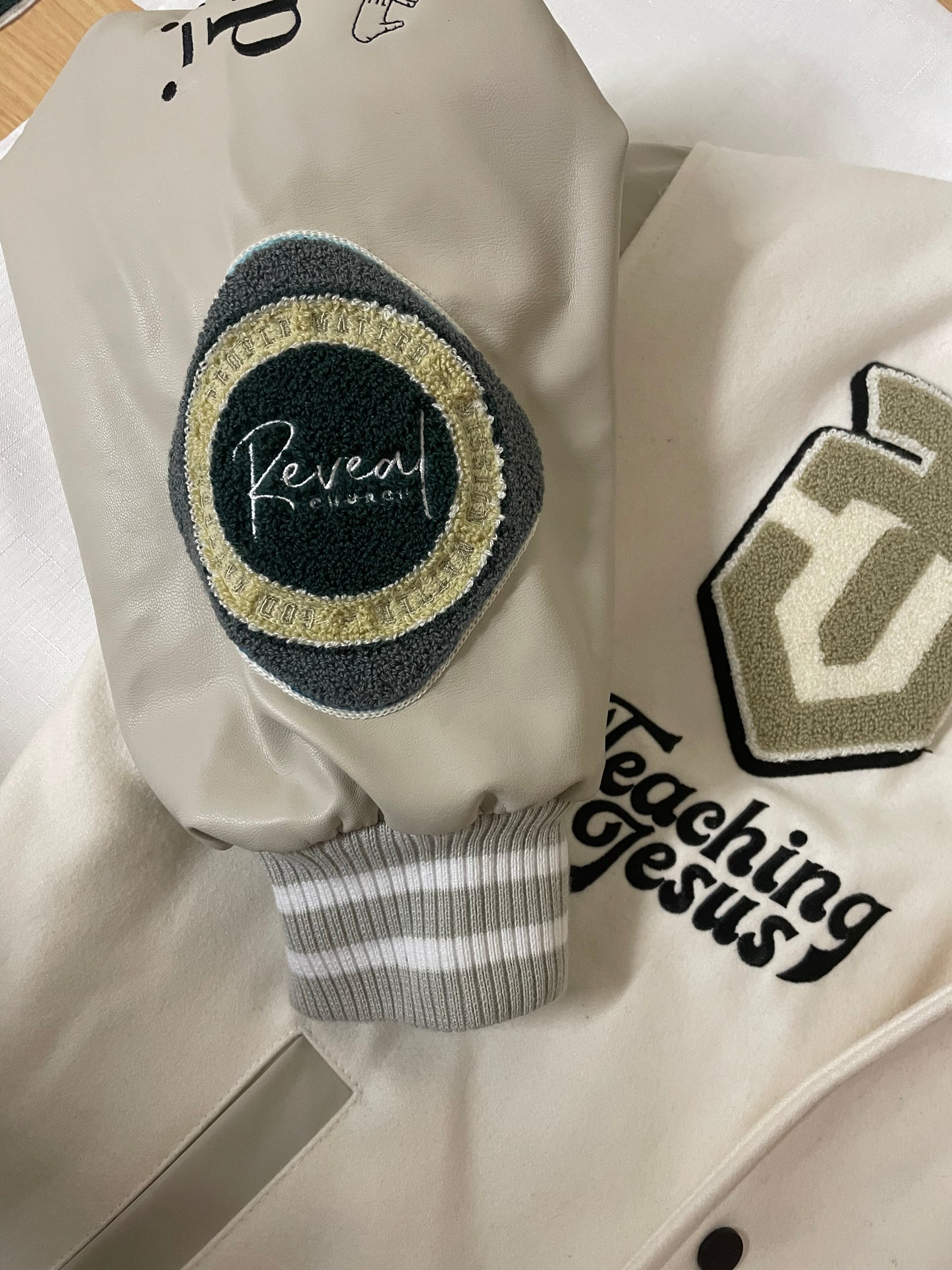 Teaching Jesus Varsity Jacket