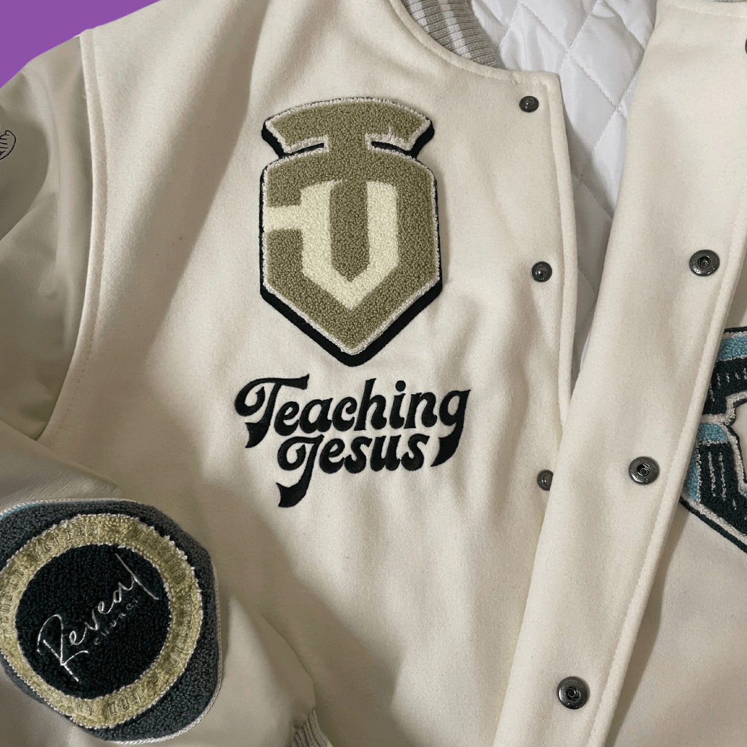Teaching Jesus Varsity Jacket