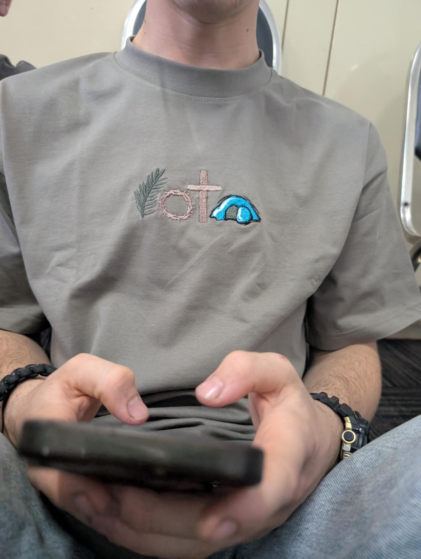 Original Love Letter Oversized Celadon Tee