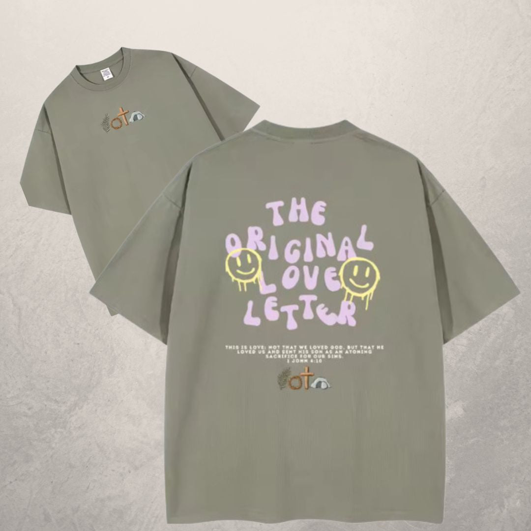 Original Love Letter Oversized Celadon Tee