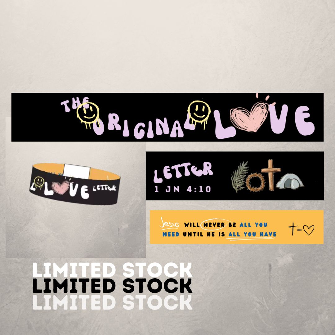 A Yth Group Bundle: Original Love Letter Wristband Kit (30 pack)