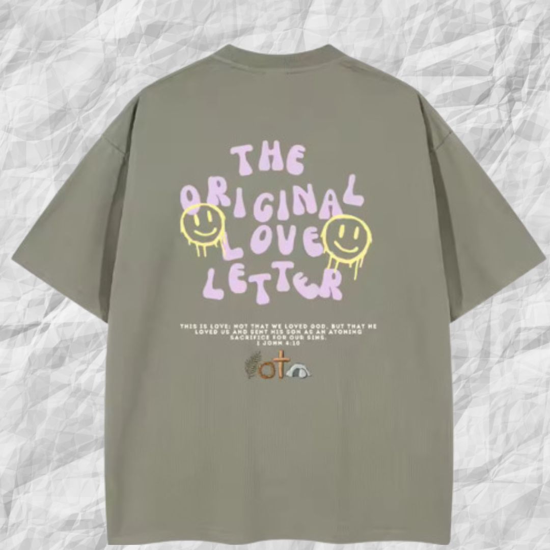 Original Love Letter Oversized Celadon Tee