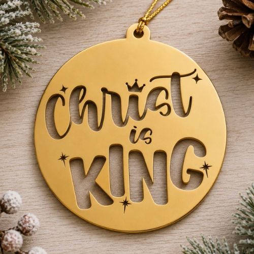 "Hope Has a Name" 3 piece Christmas Ornament Set