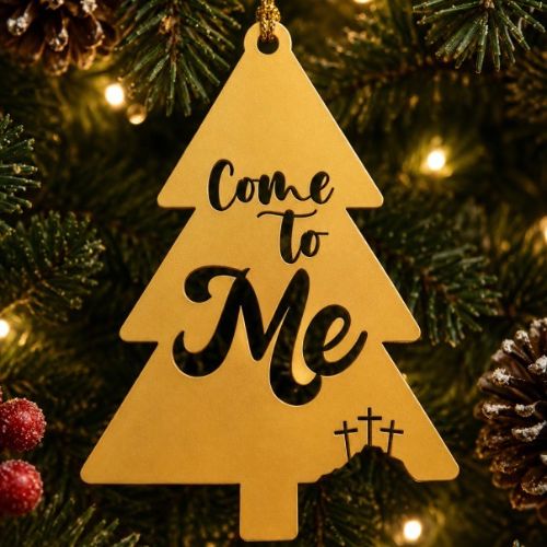 "Hope Has a Name" 3 piece Christmas Ornament Set