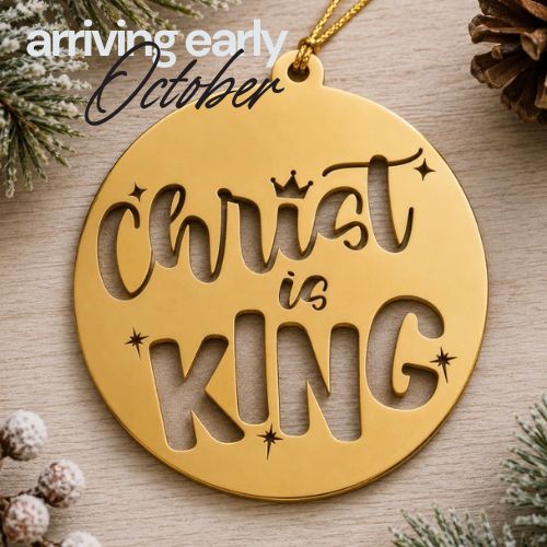"Hope Has a Name" 3 piece Christmas Ornament Set